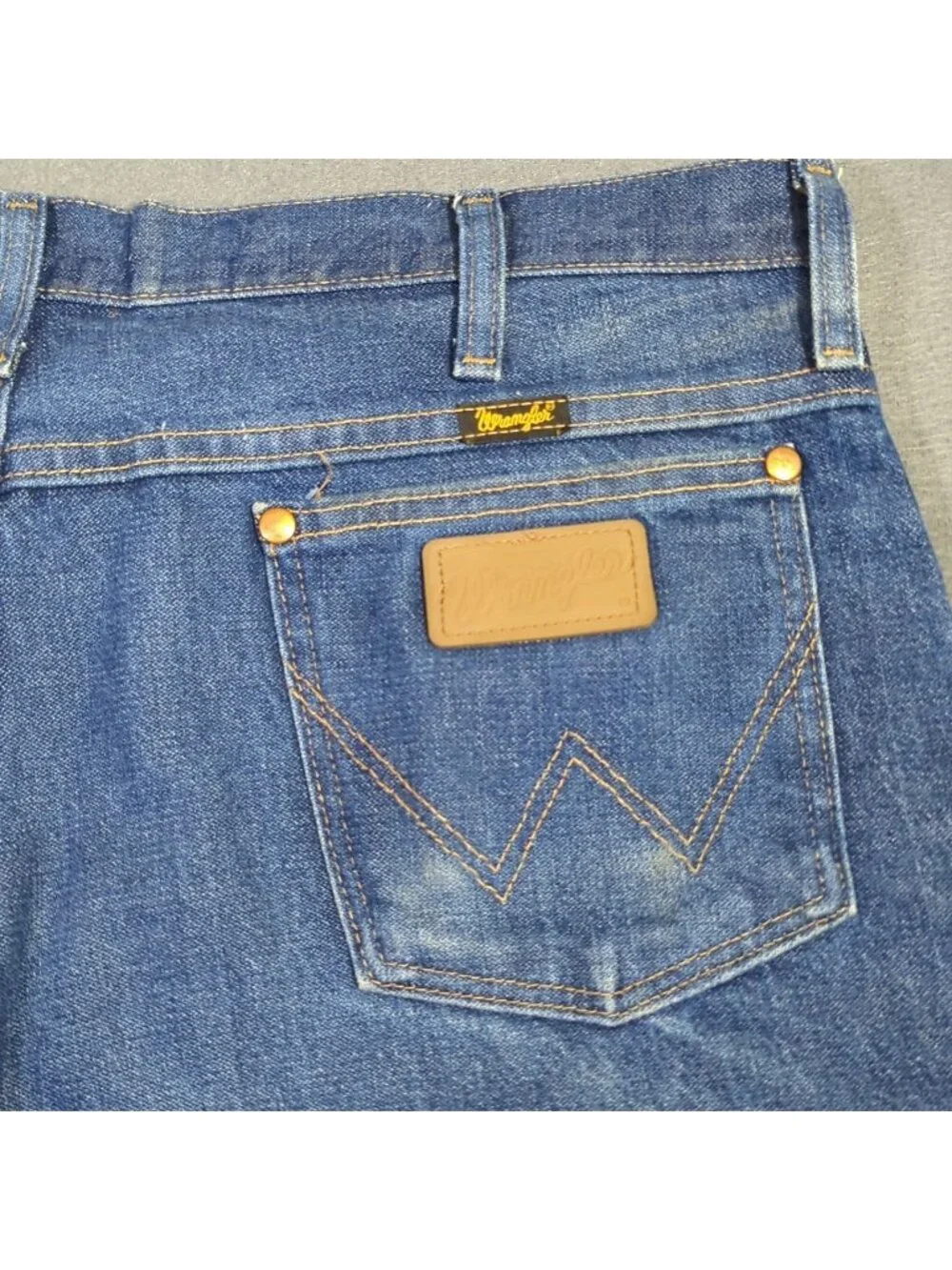 Wrangler Jeans Men's 36x30 Blue 936DEN Cowboy Cut Slim Fit Western